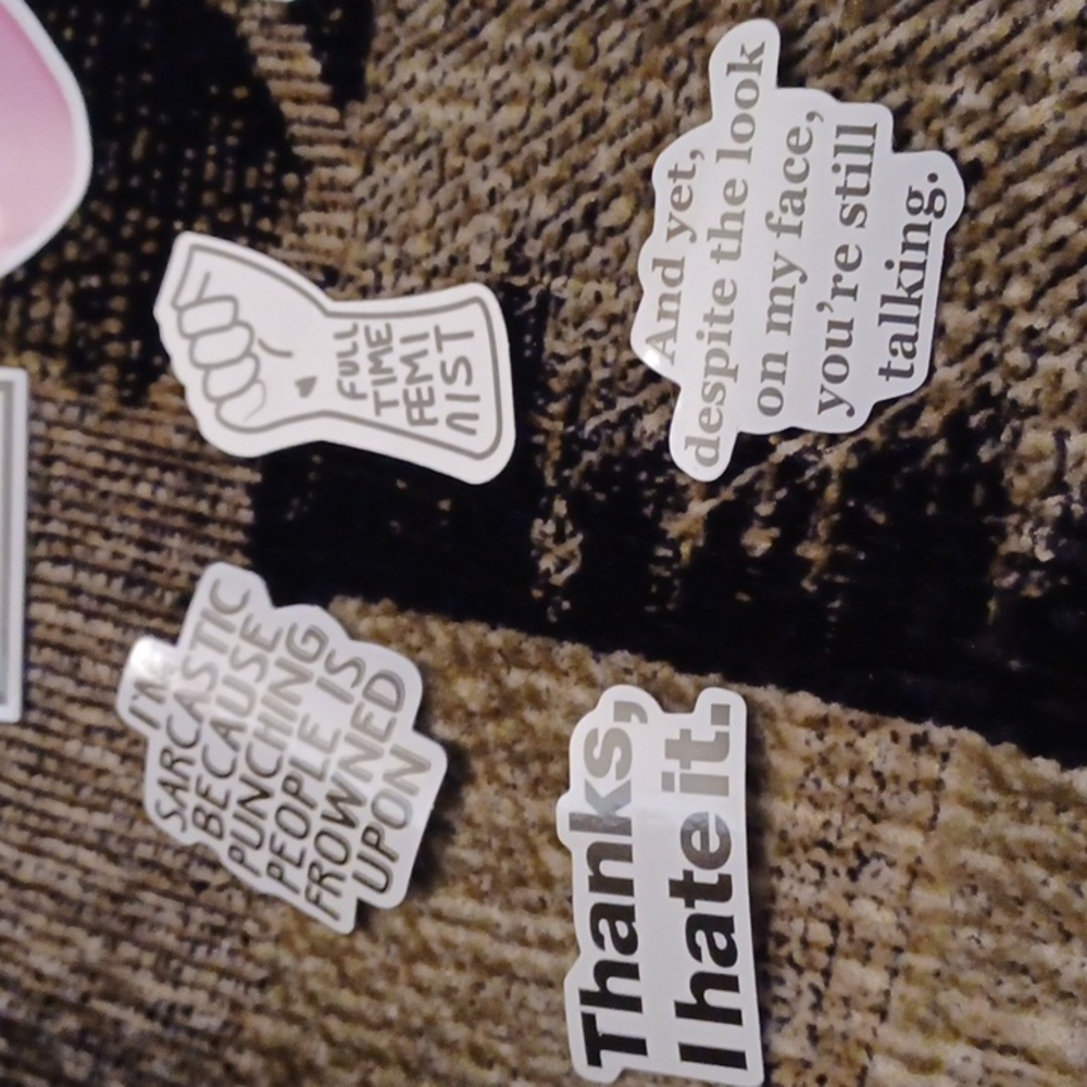 $4 Add-on New Colorful "Rude" Stickers - Set Of 30 - Picture 8 of 9